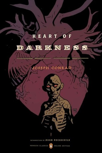 Heart darkness penguin - heart, (penguin